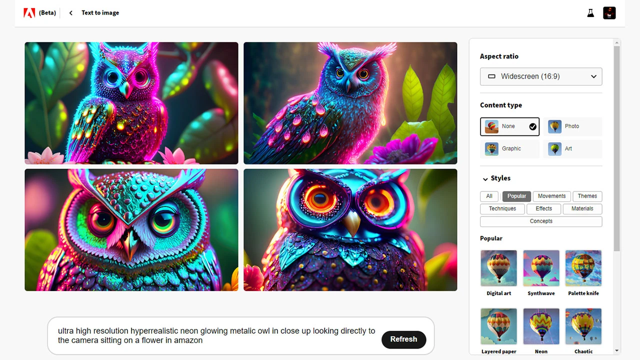 Adobe Firefly ile üretilmiş görsel örneği