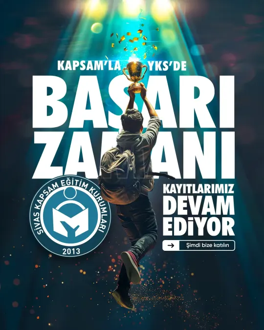 Kapsam Eğitim Kurumları — Başarı zamanı