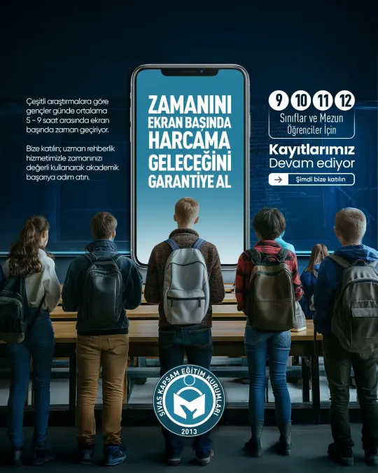 Kapsam Eğitim Kurumları — Zamanını ekran başında harcama, geleceğini garantiye al