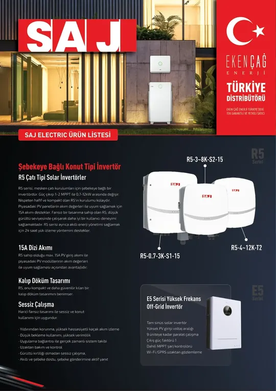 Eken Solar Systems — SAJ inverter