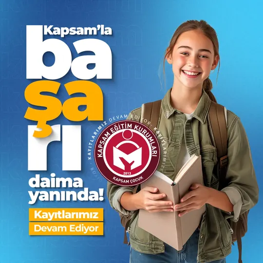 Kapsam Çocuk — Kapsam’la başarı daima yanında
