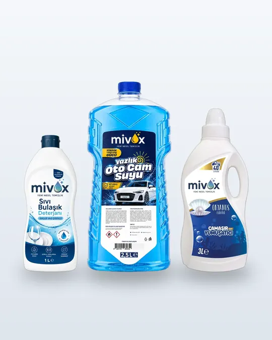 Mivox — 1 L, 2,5 L ve 3 L ambalajlar
