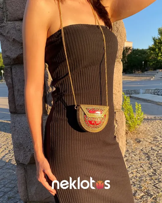 Neklotus — Mozaik mini çanta, dış çekim