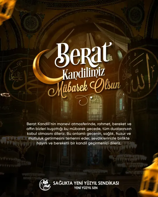 Berat Kandili tebrik gönderisi