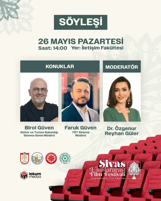 Sivas Uluslararası Film Festivali — Söyleşi konuları ve moderatör