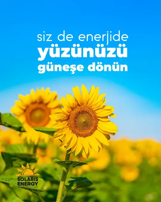 Solaris Enerji — Enerjide yüzünüzü güneşe dönün